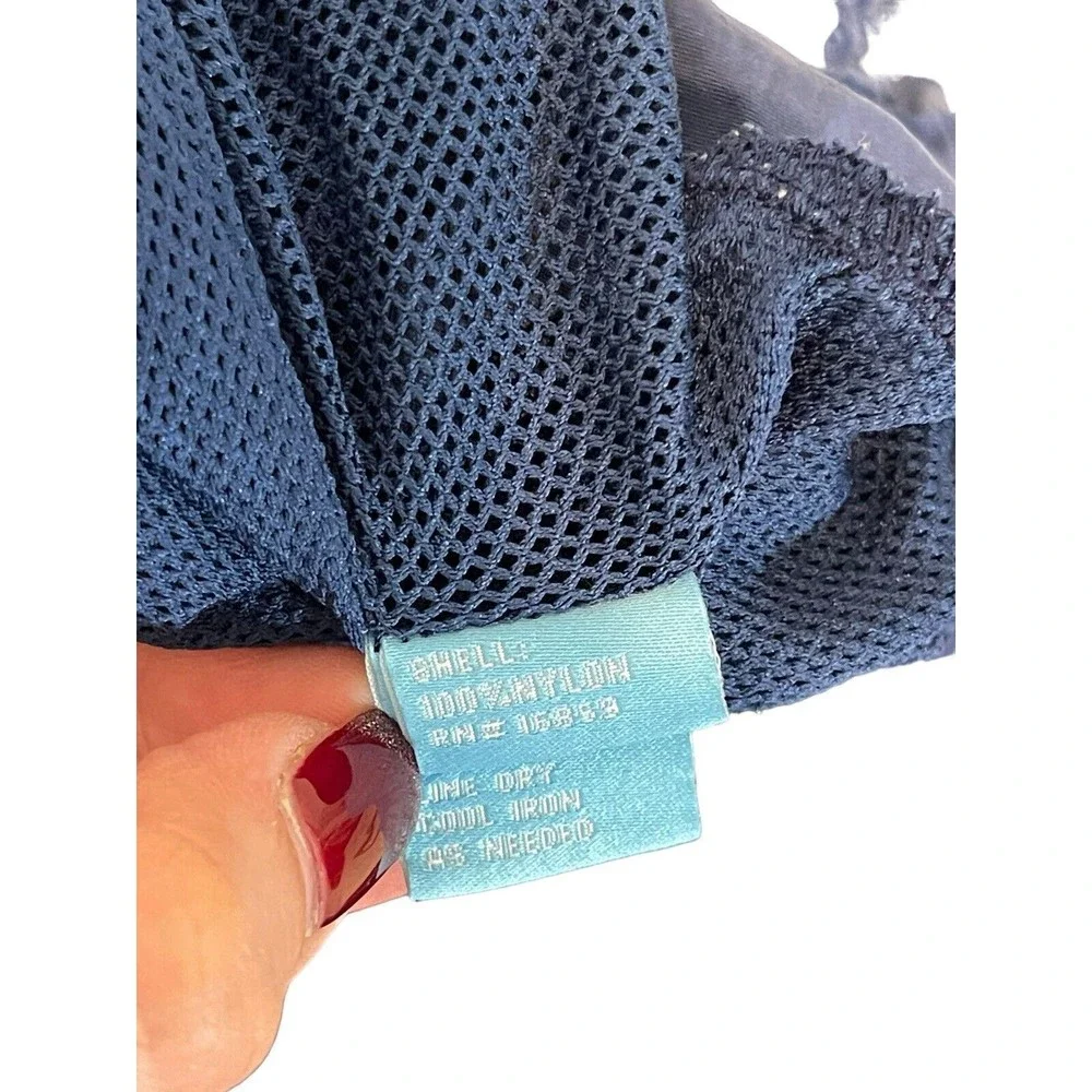 J Mclaughlin Mens Gingham Blue Fish Fishes Swim Trunks Suit Bathing Size S RARE‎